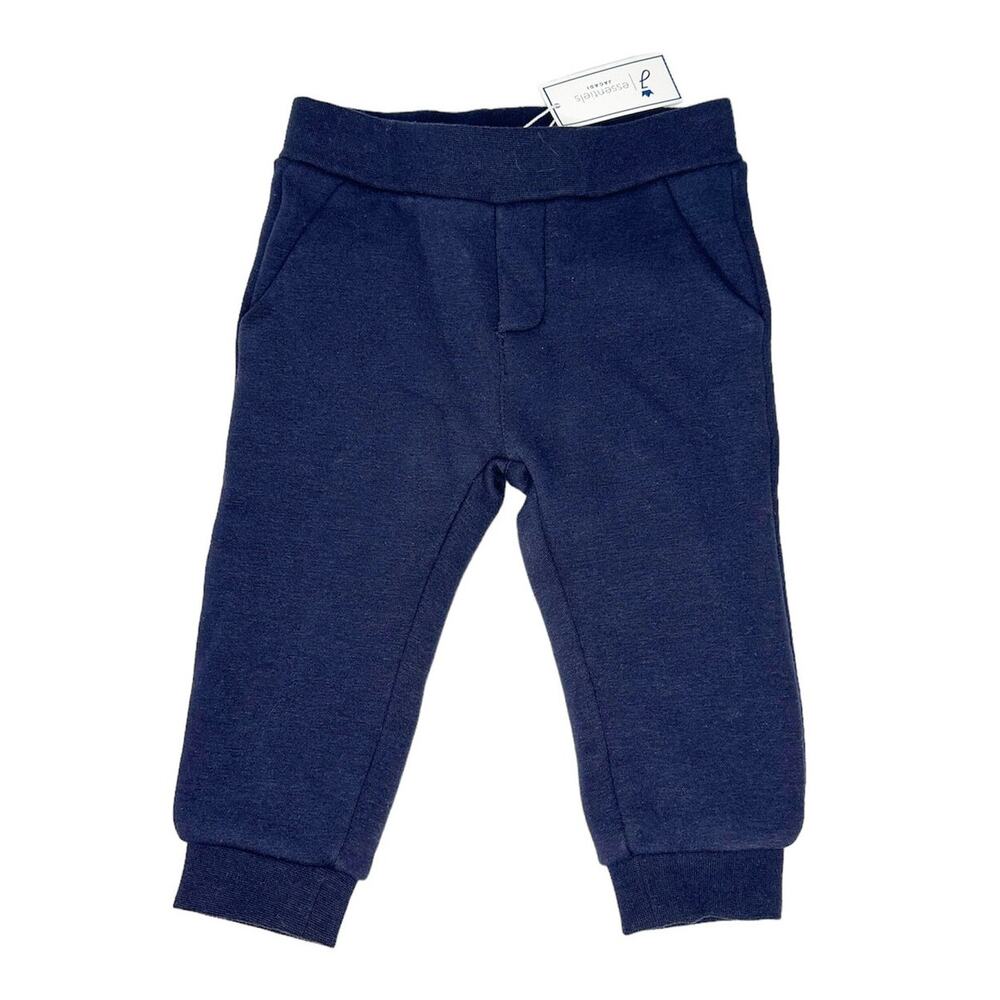 NWT Jacadi Fleece Lined Sweatpants Size 12 Months